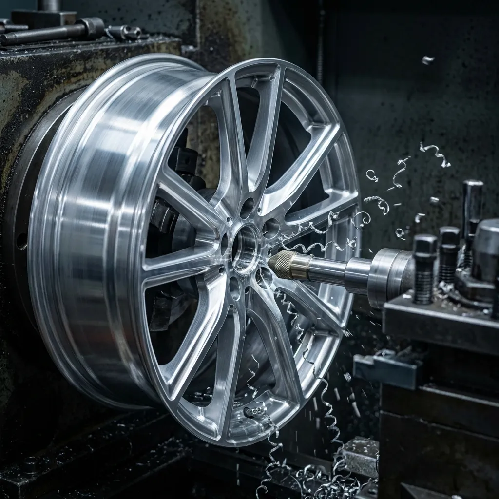 CNC Afdraaien van velg